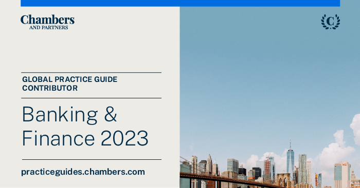 Nova col·laboració amb el capítol espanyol per a Chambers Global Practice Guide – Banking & Finance 2023