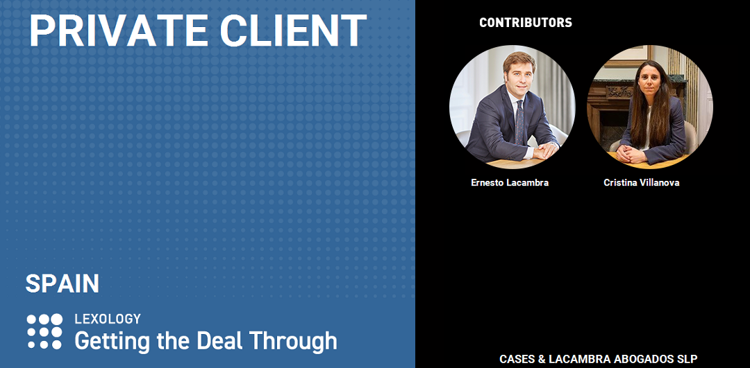 C&L col·labora amb el capítol espanyol de Getting The Deal Through – Private Client 2021