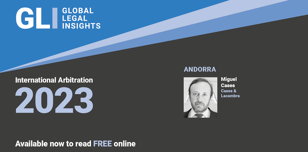 La Firma col·labora amb el capítol d’Andorra per a GLI – International Arbitration 2023
